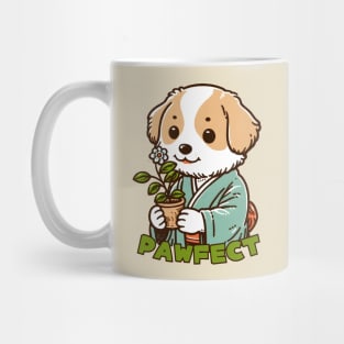 Puppy botanist Mug